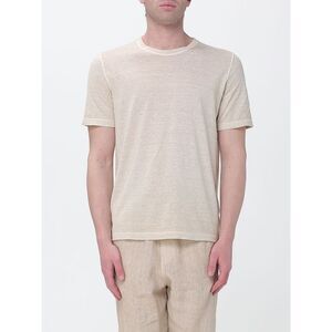 120% Lino T-Shirt Men Safari